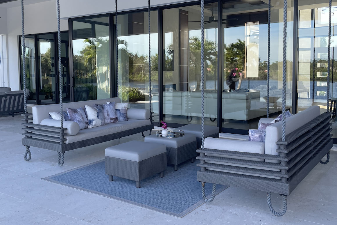 Naples, Florida Custom Wicker Furniture Indoor/Outdoor: Naples Project